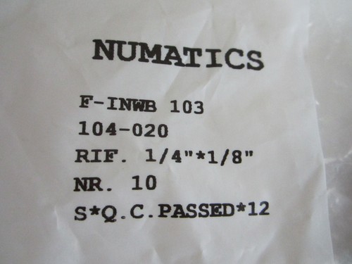 NUMATICS F-INWB 103 104-020 PUSH-IN ADAPTER 1/4X1/8    LOT OF 10 - Picture 9 of 10