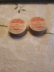 Cooperstown Dairy Milk Bottle Caps - Original - Lot of 20 - Cooperstown, NY