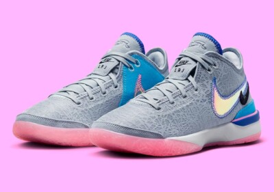 Men's Size 10 Nike Zoom LeBron Nxxt Gen '1984' Wolf Grey Pink