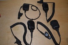 Lot of 4 Motorola 3 NMN6193C Noise Cancelling Speaker Mic 1 NMN622BC e