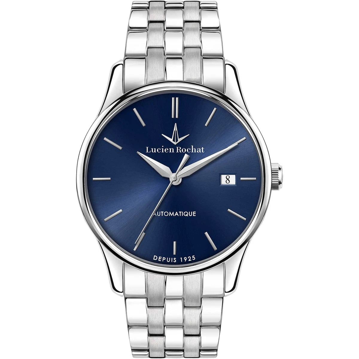 Watch Lucien Rochat MONTREUX R0423115002 Watch Steel Automatic Blue 39 MM