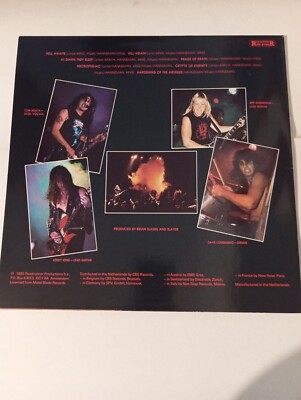 Slayer ‎– Hell Awaits LP 1985 Roadrunner Records – RR 9795