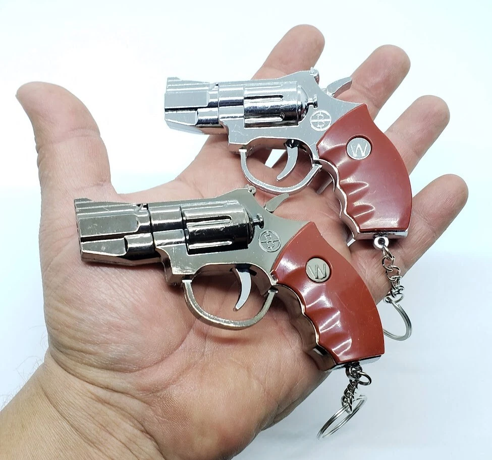 Mini laser gun keychain sale