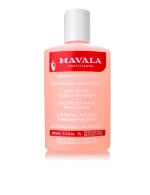 Mavala - Extra-Milder Nagellackentferner  - Ohne Azeton  - acetonfrei - 100 ml 