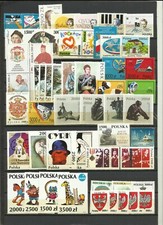 Pologne Poland Année complète 1992 ** YT  3171/3222   52 timbres 