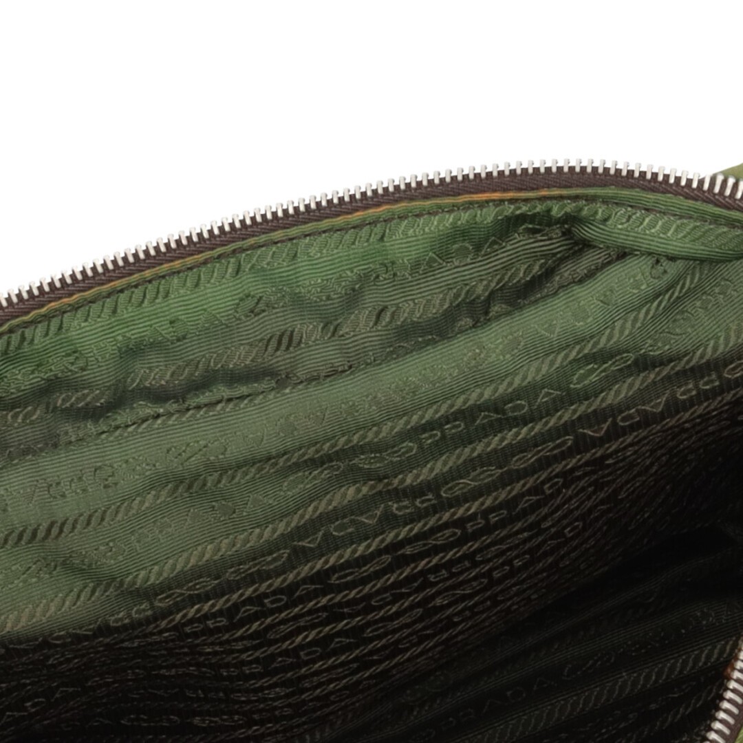 PRADA Shoulder Bag Nylon Green Ladies PRADA Used thumbnail 7