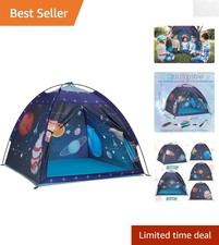 Space World Popup Tent - Durable Indoor/Outdoor Playhouse for Creative Kids