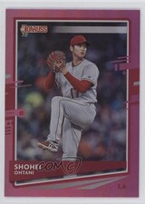 2020 Panini Donruss Photo Variation Holo Pink Shohei Ohtani (Pitching) #94 gh4