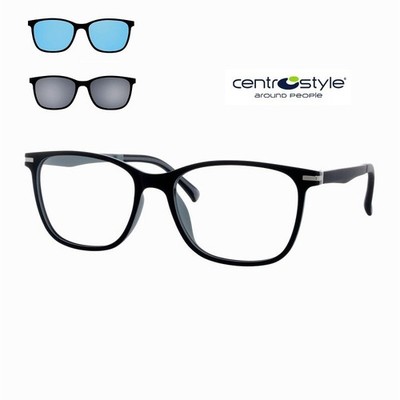 CENTROSTYLE F0073 000 141 53mm Men's Eyeglasses + 2 CLIP Sun