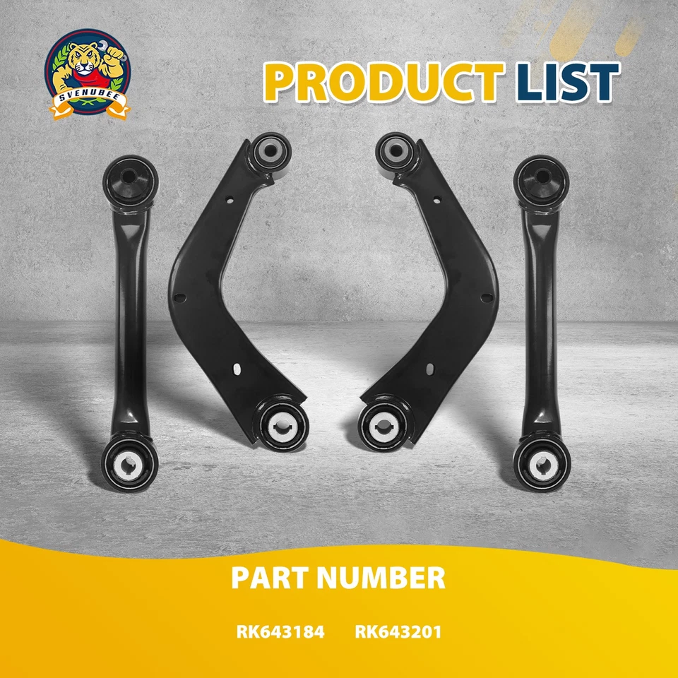 Brazos de control delanteros inferiores superiores traseros para Ford Fusion Lincoln MKZ 2013-2019 Foto 4 de 4