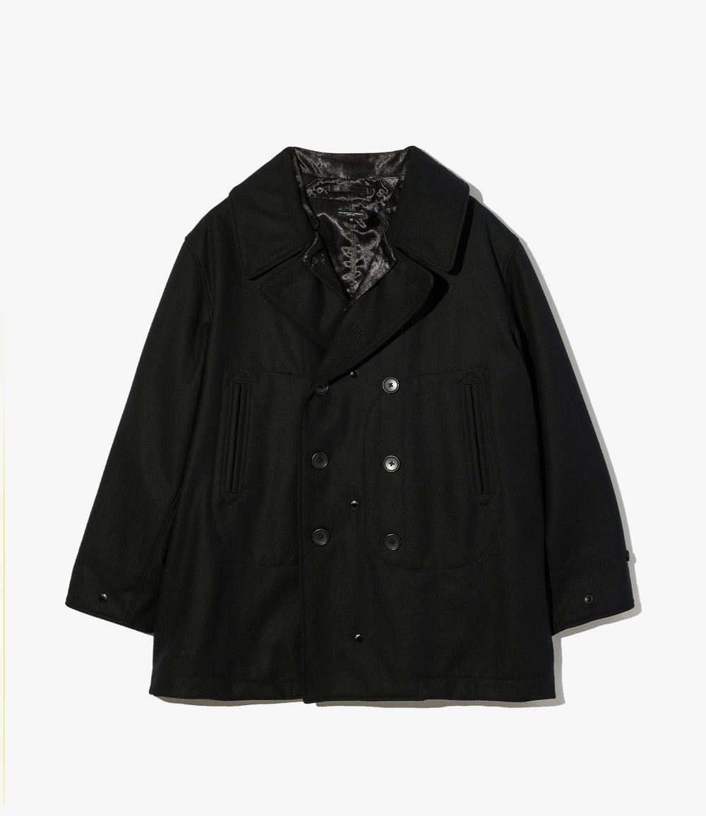 Engineered Garments Fireman Jacket Black 24oz Woo… - image 1