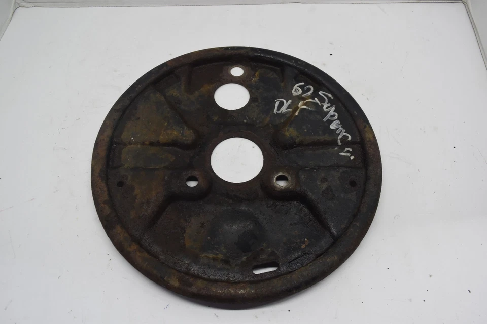 Chevrolet GMC Suburban 1960 1962 placa de respaldo de freno delantero izquierdo 60 61 62 Foto 3 de 4