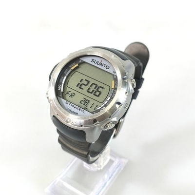 #ad SUUNTO STINGER Dive Computer Pressure Tested Silver With extension belt $267.18