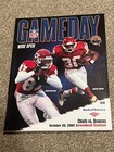 FOOTBALL PROGRAM KANSAS CITY CHIEFS DENVER BRONCOS 10/20 2002 MORTON KENNISON — photo 1