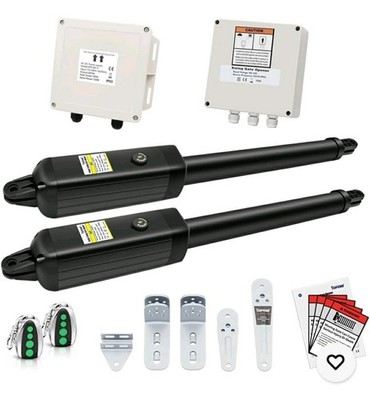 PW302 Dual Swing Gate Opener Light Duty Automatic Gate Motor OPEN BOX