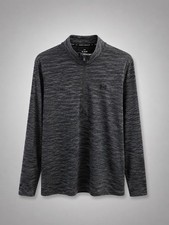 Women  s Under Armour 1/2 Zip Gray Black Size XL