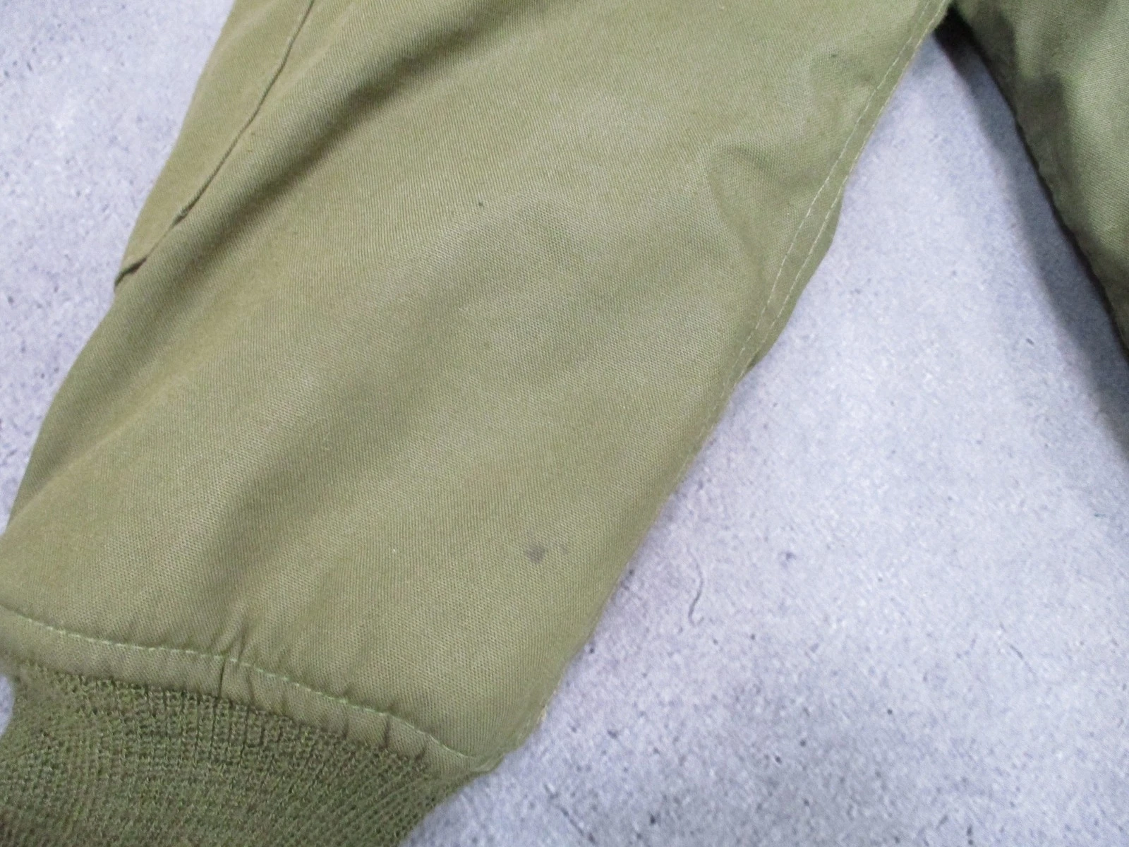 Vintage Alpha Industries CWU-45/P Flight Jacket Cold Weather Aramid Large Long - product detail image 6