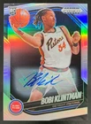 Bobi Klintman 2024-25 Panini Prizm Black Auto Silver Prizm RC Pistons