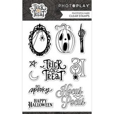 Lot Crafts Stamps  Dies PP Trick or Treat Happy Halloween Hocus Pocus Spooky 31