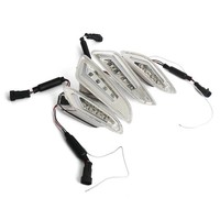 Motorrad Front Heck LED Bremslichter & Blinker Set Klar