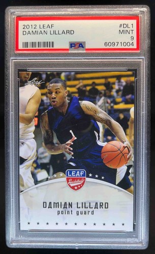 2012-13 Leaf Retail Damian Lillard Rookie Wildcats PSA 9