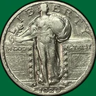 1929-S Standing Liberty Quarter Near Extremely Fine XF/VF++ Coin #40432