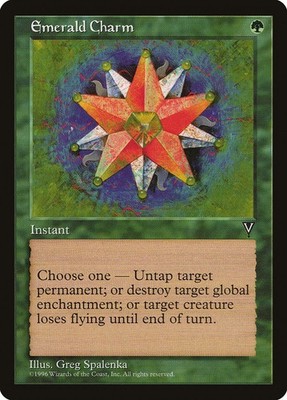 MTG Magic the Gathering Emerald Charm (106/167) Visions LP