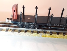 Märklin Vorkrieg Spur 00/H0 Rungenwagen Art. 392 im Originalkarton ca. 1938