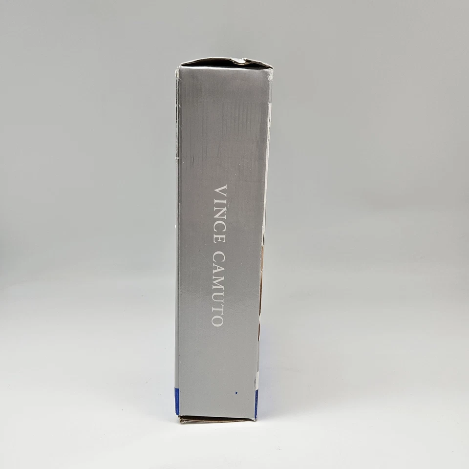 5 Pack VINCE CAMUTO Men's S M L White Logo V Neck Cotton T Shirt Set - Imagem 2 de 4