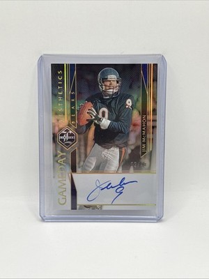 Panini Limited 2023 Gameday Aesthetics Jim McMahon Auto /49 Chicago Bears NFL