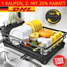 Abtropfgestell Geschirr aus Metall platzsparendes Geschirrabtropfgestell Küche