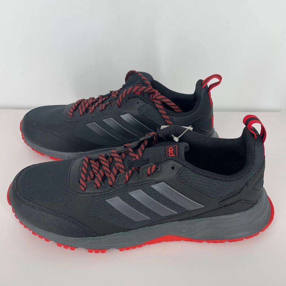 Adidas Rockadia Trail 3.0 Hombres Talla US 11 Negro/Noche Met/Rojo EG3485 Zapatos Nuevos con Etiquetas Foto 4 de 4