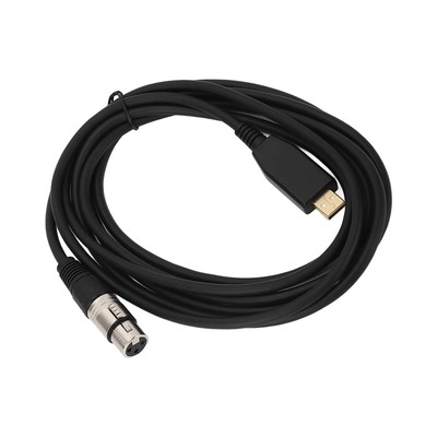 USB Mic Cable USB To XLR Female Mic Link Converter Cable Mic Adapter Cable Hot