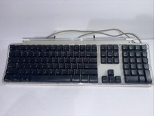 Vintage  Genuine Apple Pro Keyboard M7803 w/ 2 Port USB Hub Tested  Works