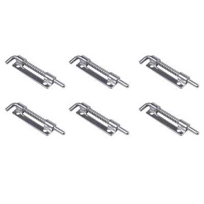 6X Hardware Gefedertes Metall  Federscharnier Bolzen 3.5  Sil1296