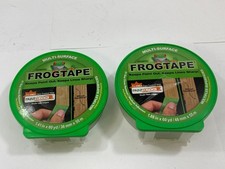  2 Frog Tape Painters Tape  1.41" x 60 yds  1.88" x 60yds.  Shop Cleanout