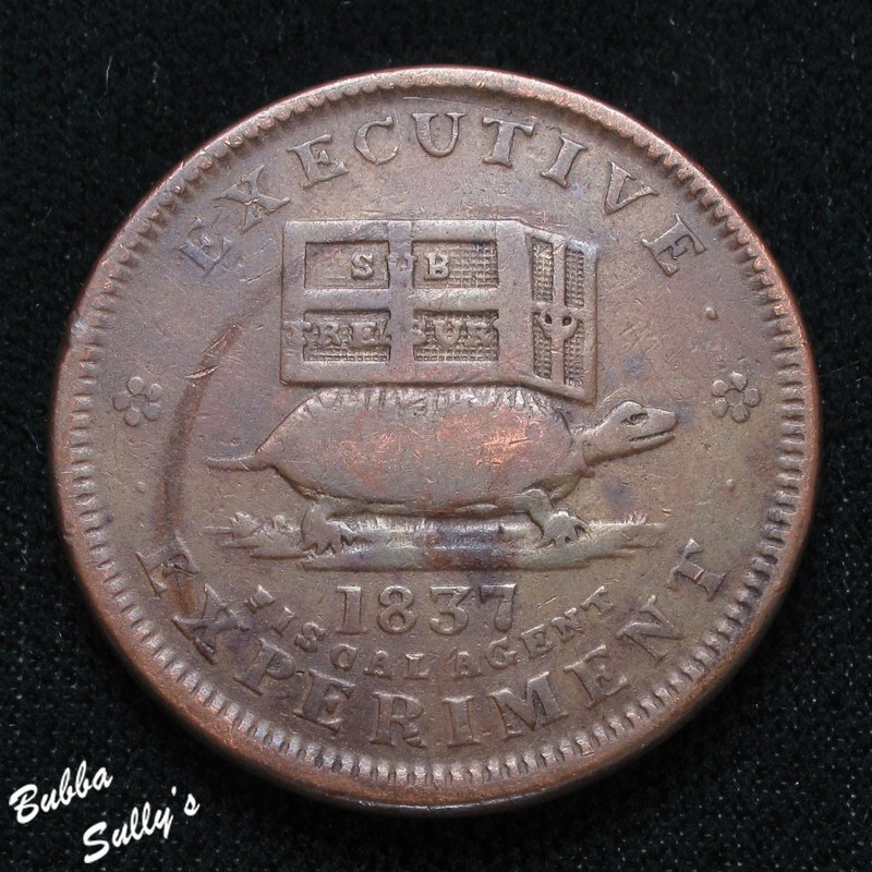 1837 Hard Times Token EXECUTIVE EXPERIMENT VF Details