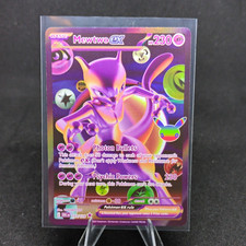 Pokemon TCG Mewtwo ex 157/128 rarità futura! 30° Anniversario Segreto Raro Nuovo con etichette!