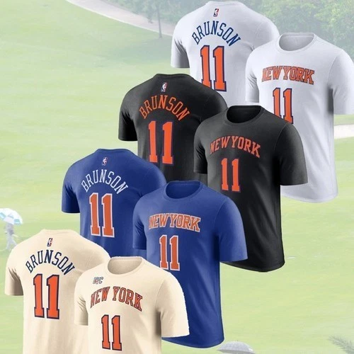 🔥Player Jalen #11 Bruns0n New York Team Name & Number Fans Gift
