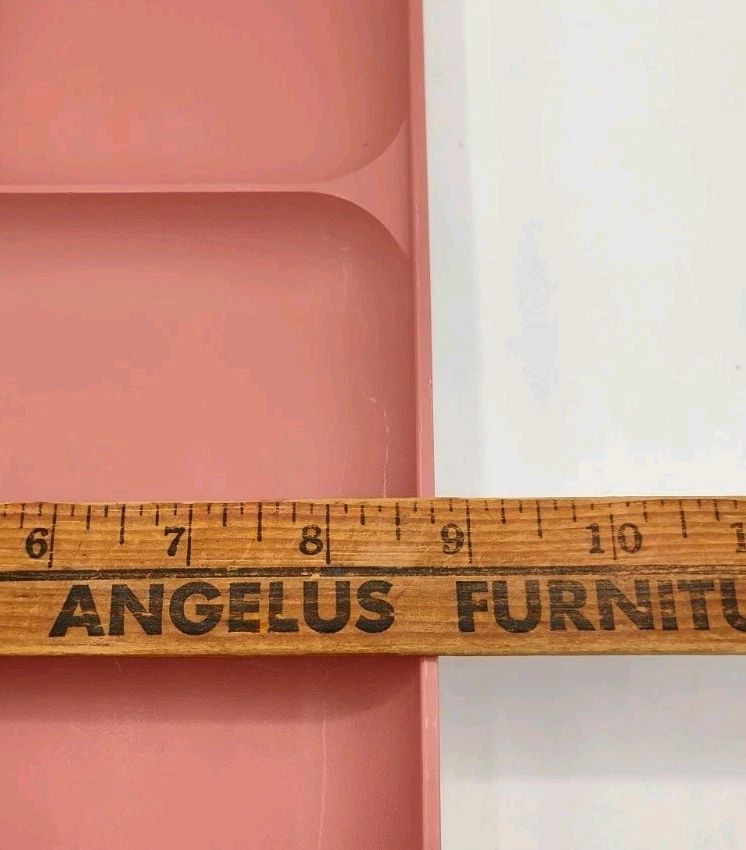 3 Tupperware DIVIDED TRAYS 4 Sections Pink, Light Pink & Dark  #1535-5 & #1535-6 - Image 4 of 4