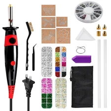 DIY Hotfix Rhinestone Applicator Kit Clothes Shoes Crafts US