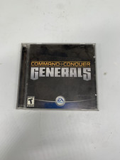 Command and Conquer Generals PC Game CD-ROM War Strategy Battle Game - 2 DISCS
