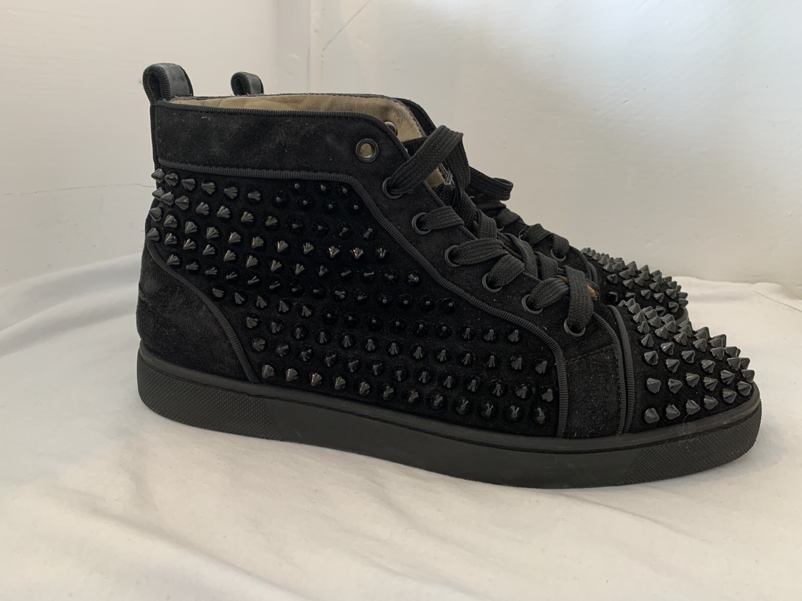 christian louboutin size 6 Black Stud Hi Tops Sold Out!!! image 2