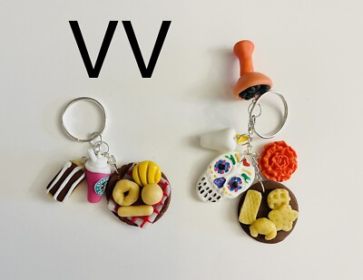 Mexican Handmade Food Keychain Llaveros Mexicanos de