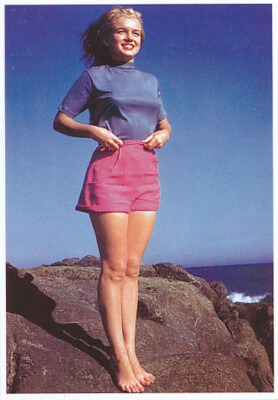 Marilyn MONROE, Malibu 4, Postkarte, postcard