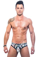 Dick The Halls Mesh Locker Room Jock w/ Almost Naked (Rainbow Pride Lights Jock)