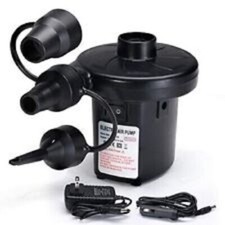 Prextex Electric Air Pump for Inflatables with Plug - Air Mattress Pump Inflator