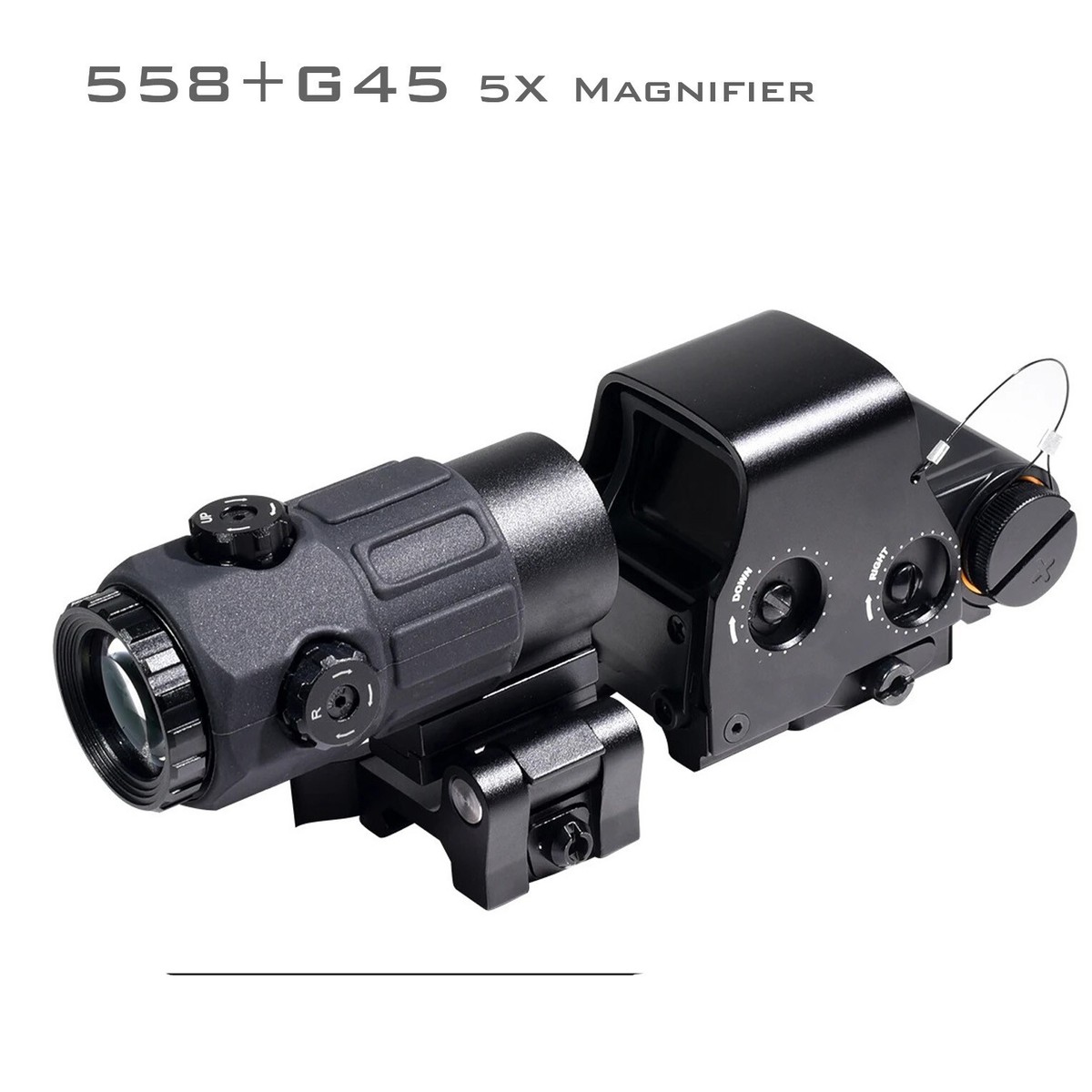 G45 G43 G33 QD Magnifier 558 Red Green Dot Holographic Reflex