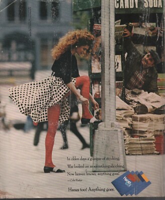 Elle Fashion Magazine October 1987 Estelle Lefebure Charlie Sheen