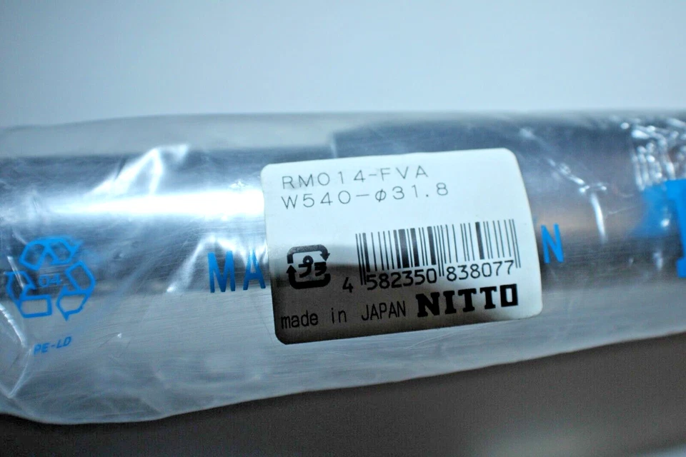 Manillar de carretera Nitto RM014-FVA Dirt Drop 31,8 mm 520 mm Japón plata grava Rando Foto 4 de 4